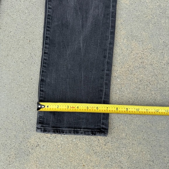 American Eagle Jeans Men Black 33x32 Straight Next Level Flex Stretch Denim - Picture 5 of 11